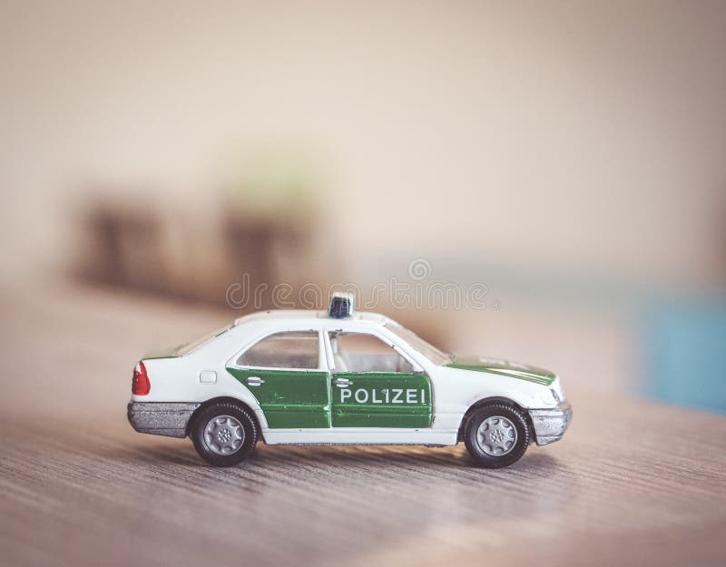 Coche de Policía - Maquetas De Madera