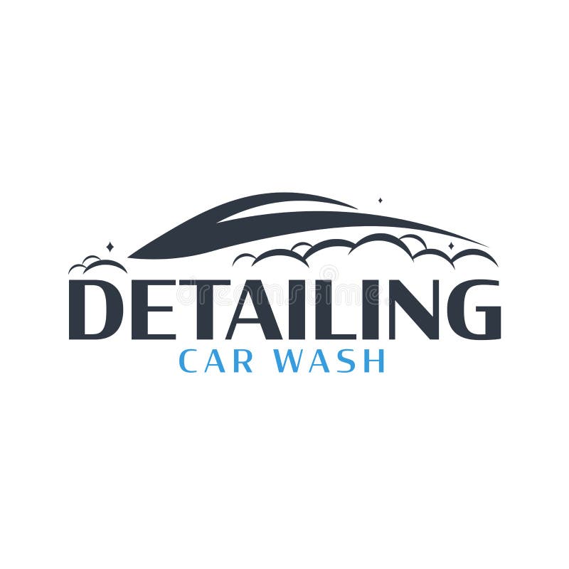 Auto Detailing. Car Wash Logo. Cleaning Car, Washing and Service ...
