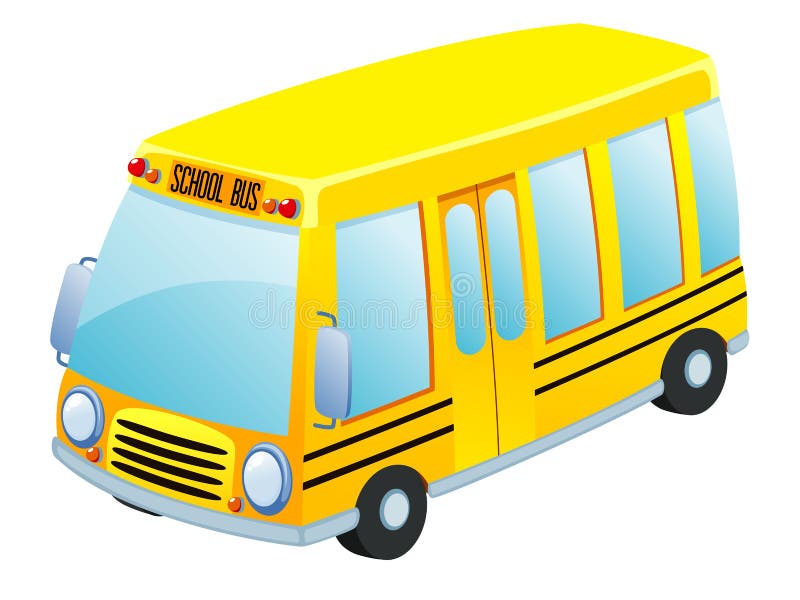 Auto escolar ilustração royalty free Auto escolar ilustração royalty free
