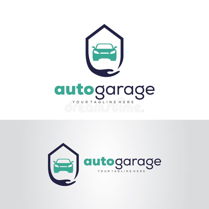 Auto Garage Logo Design Template Stock Vector - Illustration of retro,  maintenance: 211454594