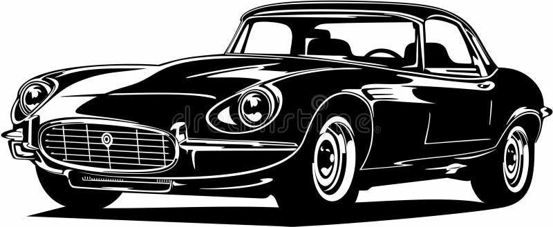Auto-Jaguar etype der klassischen Jahrgang Retro- legendäres britisches