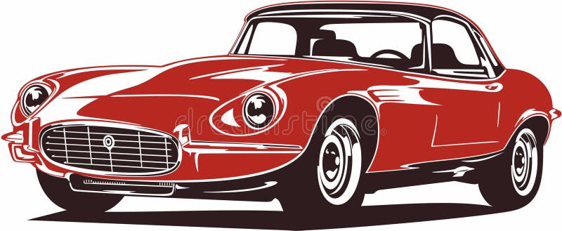 Auto-Jaguar etype der klassischen Jahrgang Retro- legendäres britisches
