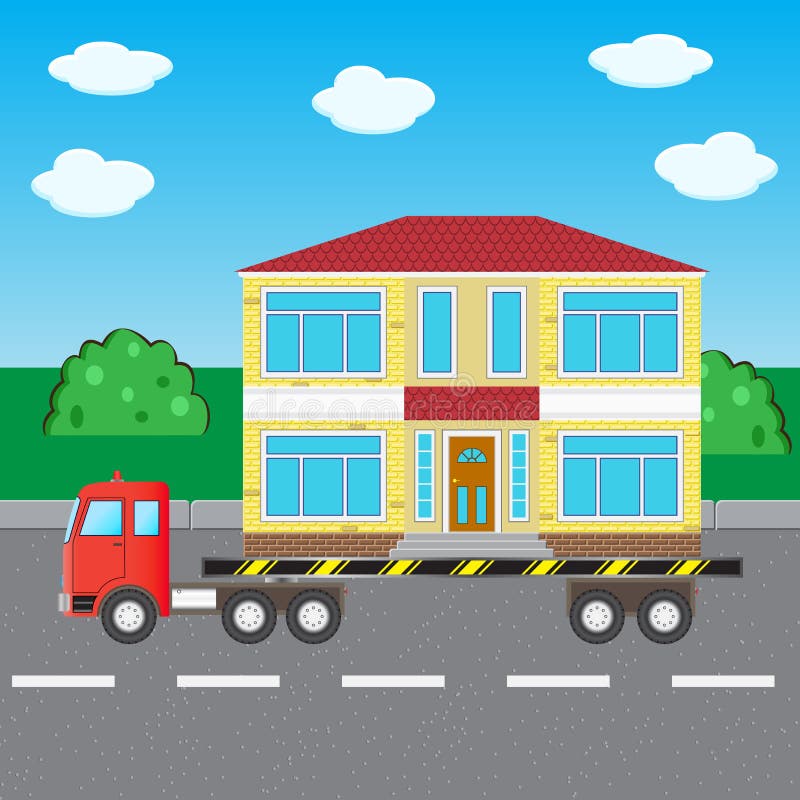 Auto-LKW transportiert 2 vektor abbildung Auto-LKW transportiert 2 vektor abbildung