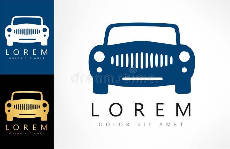 Auto logo också vektor för coreldrawillustration stock illustrationer Auto logo också vektor för coreldrawillustration stock illustrationer