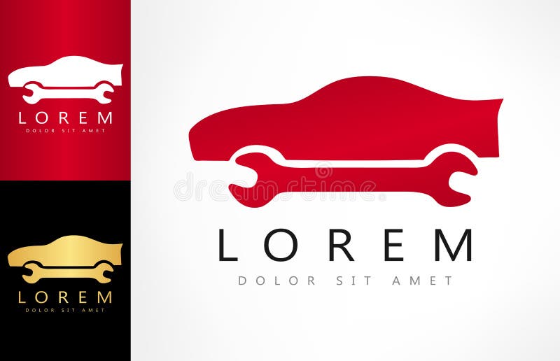 Auto naprawy logo również zwrócić corel ilustracji wektora ilustracji Auto naprawy logo również zwrócić corel ilustracji wektora ilustracji