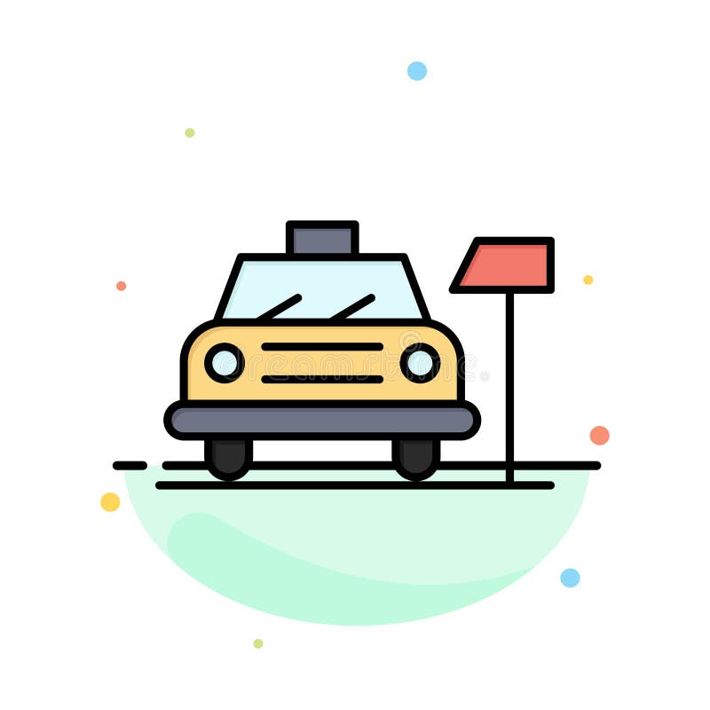 Auto, Parkeren, Hotel, het Pictogrammalplaatje van de de Dienst Abstract Vlak Kleur royalty-vrije illustratie Auto, Parkeren, Hotel, het Pictogrammalplaatje van de de Dienst Abstract Vlak Kleur royalty-vrije illustratie
