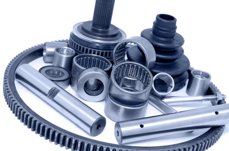 Set of auto parts stock image. Image of detail, automobile 16829375