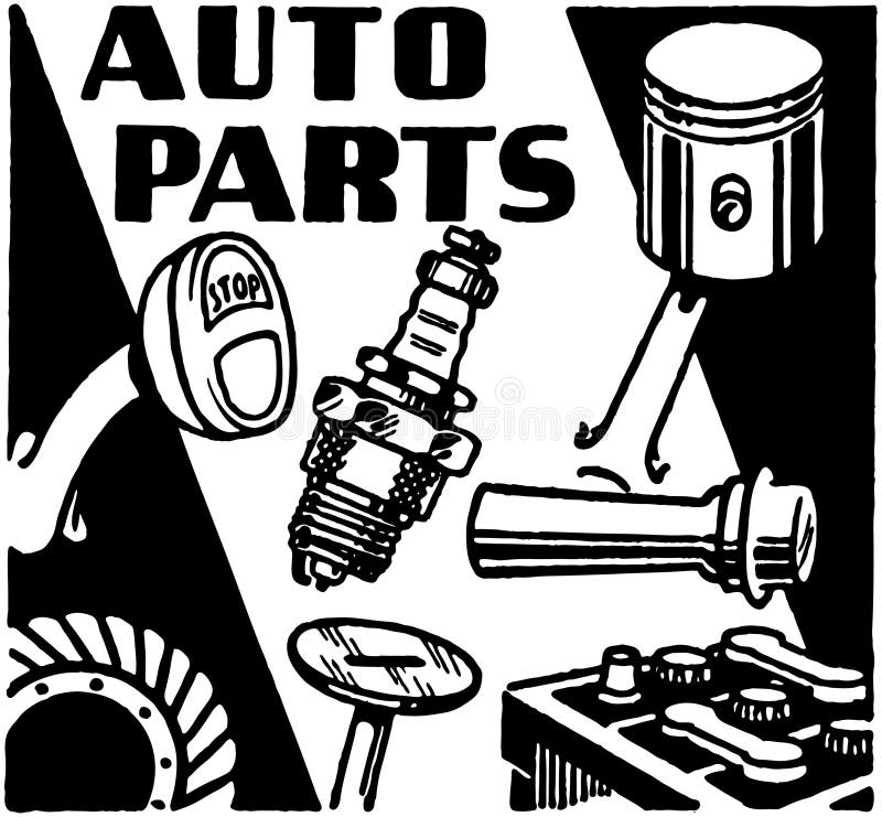 Auto Parts stock vector. Illustration of graphics, antifreeze 42099119