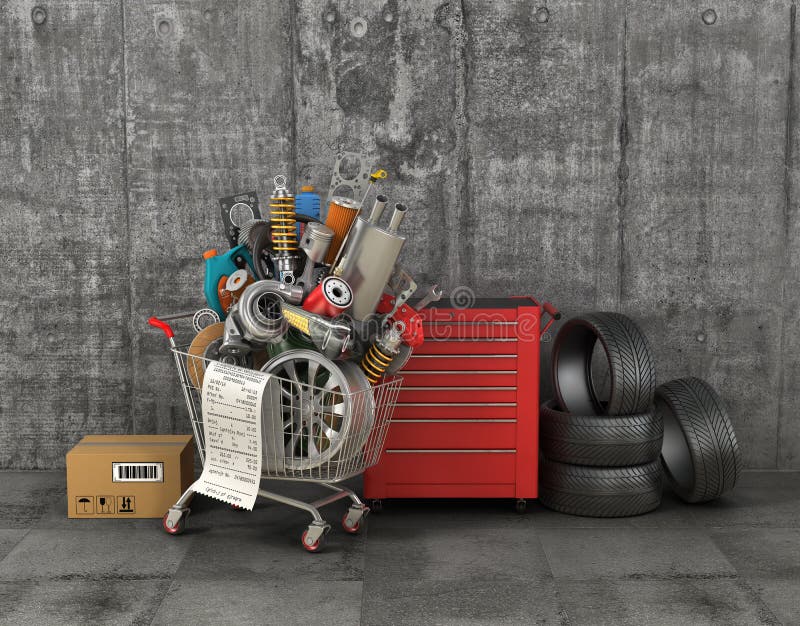 Auto Parts Store in the Middle of the Desert in Summer Season. Old  Automobiles, Car Wreckages Stock Photo - Image of transport, destroyed:  197673686