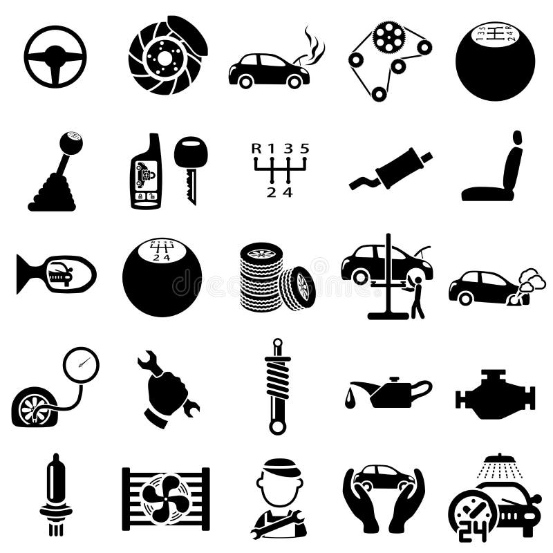 Auto repair Icons vector illustration