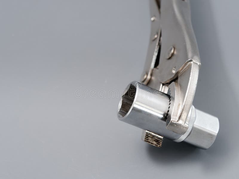 Auto Repair Wrenches on a Gray Background Stock Photo Image of