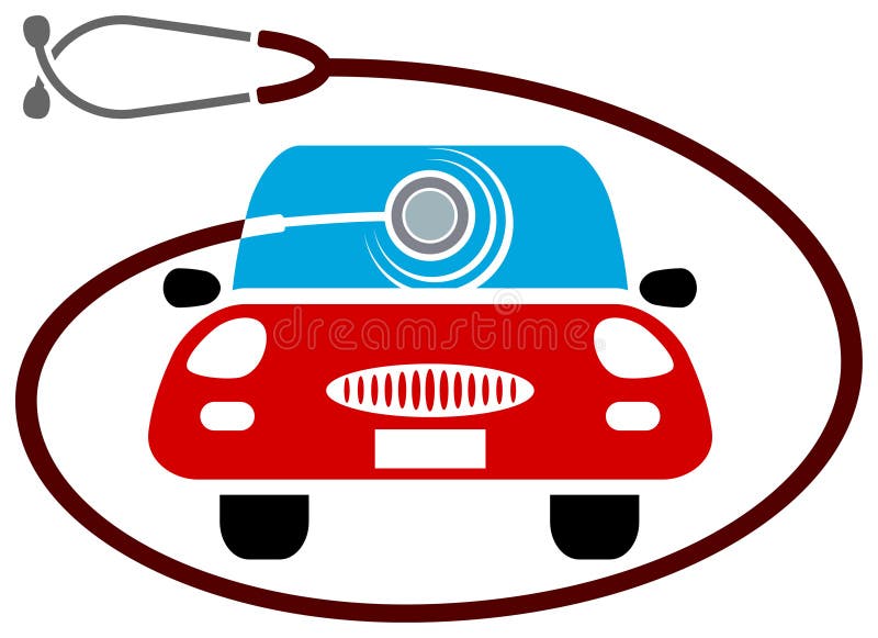 Auto zorg vector illustratie Auto zorg vector illustratie
