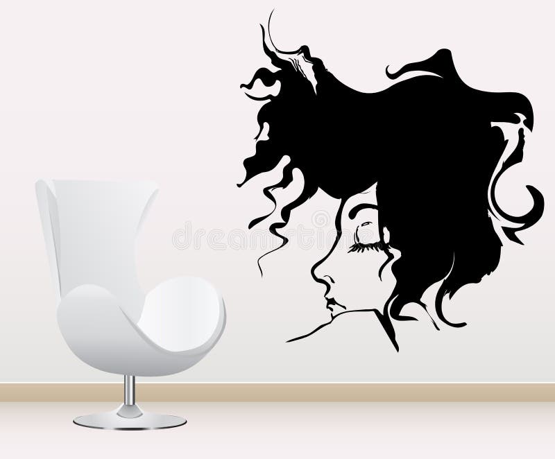 Autoadesivo della decorazione della parete illustrazione di stock Autoadesivo della decorazione della parete illustrazione di stock