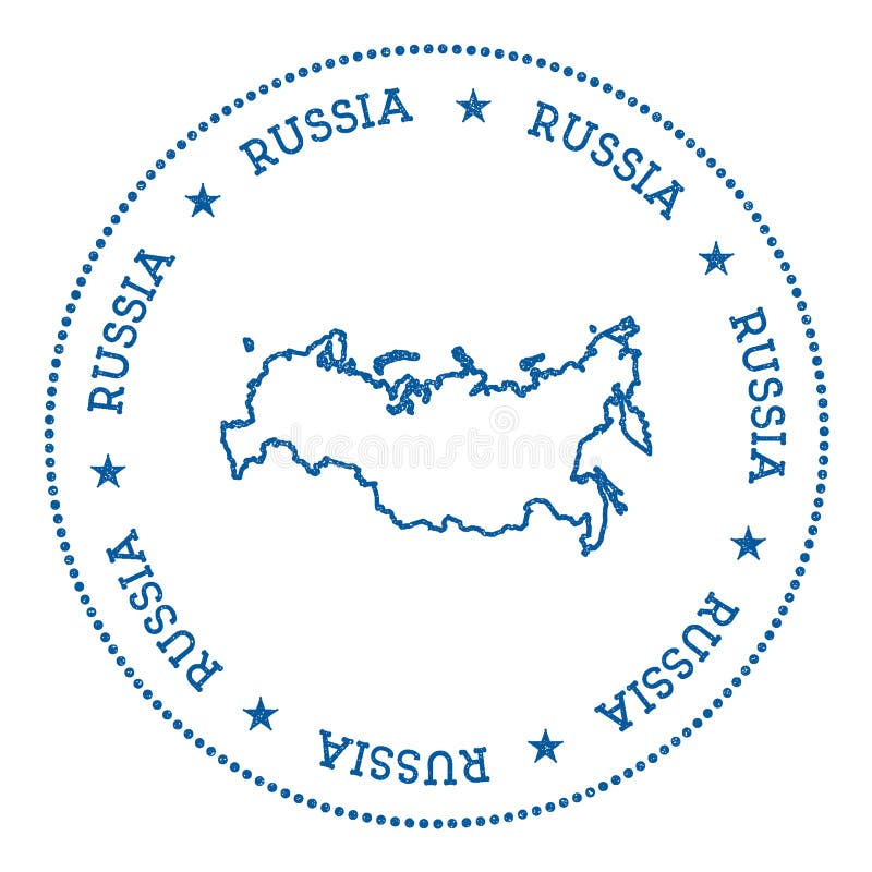 Russian Federation vector map sticker. Hipster and retro style badge with Russian Federation map. Minimalistic insignia with round dots border. Country map vector illustration. Russian Federation vector map sticker. Hipster and retro style badge with Russian Federation map. Minimalistic insignia with round dots border. Country map vector illustration.