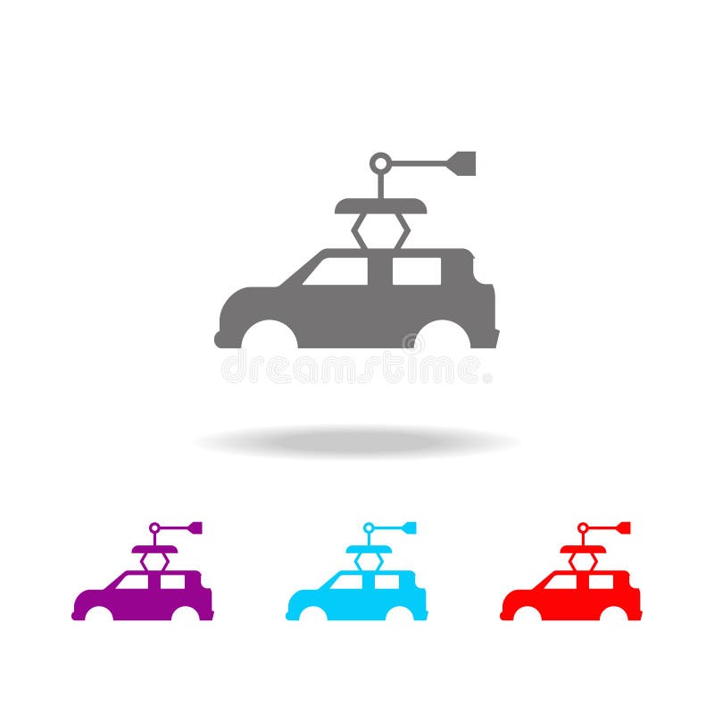 Autodumpikone Elemente von multi farbigen Ikonen der Autoreparatur Erstklassige Qualitätsgrafikdesignikone Einfache Ikone für Website, Webdesign, bewegliche APP, Informationsgraphiken auf weißem Hintergrund