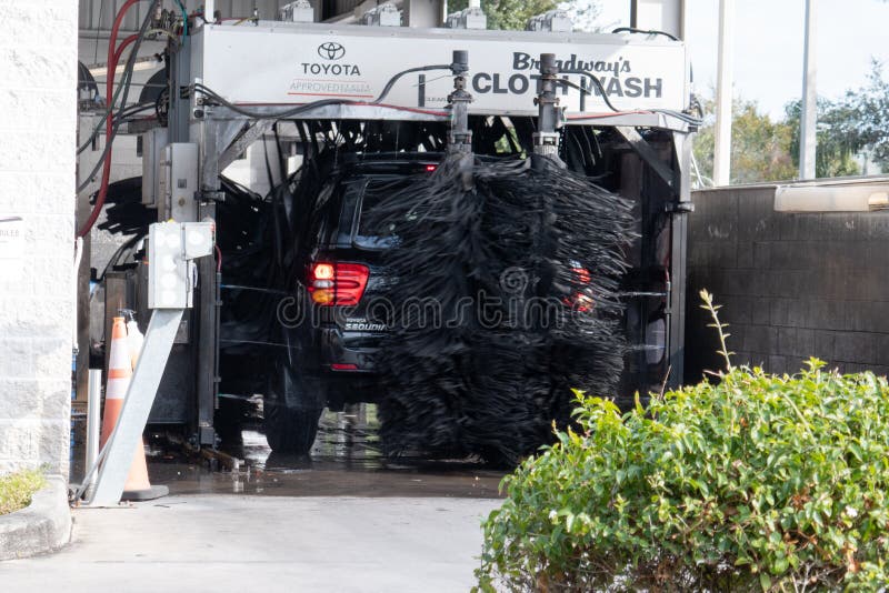 Automatic Brush Car Wash System Editorial Photo Image of electronic