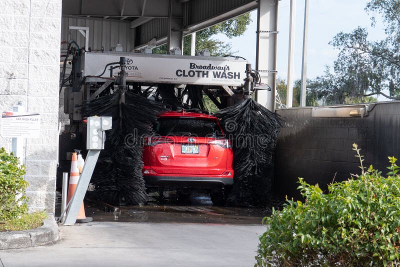 Automatic Brush Car Wash System Editorial Photo Image of electronic