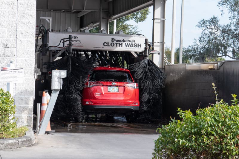 Automatic Brush Car Wash System Editorial Photo Image of electronic