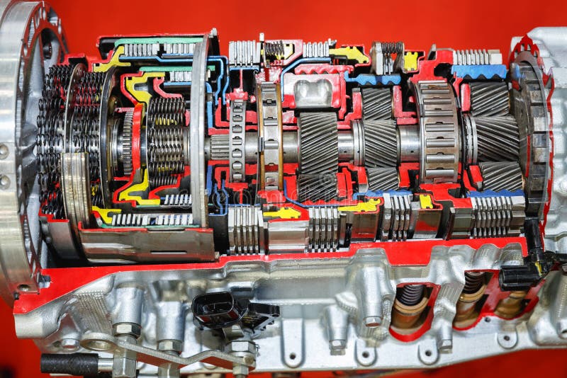 Automatic Car Transmission Cutaway Presented on a Exhibition Stand