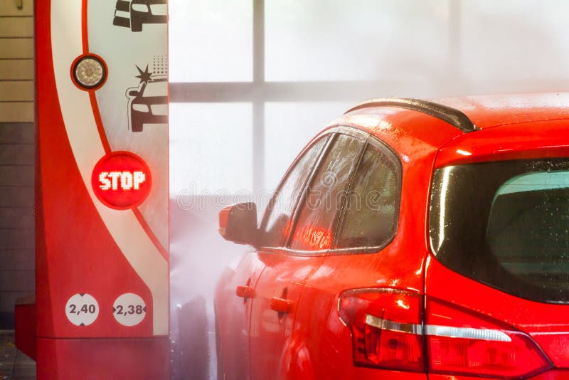 Automatic car wash stock photo. Image of consumption 147763146