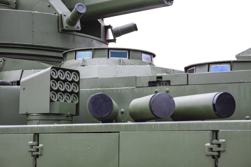 Automatic complex of active protection against damaging factors on board military equipment