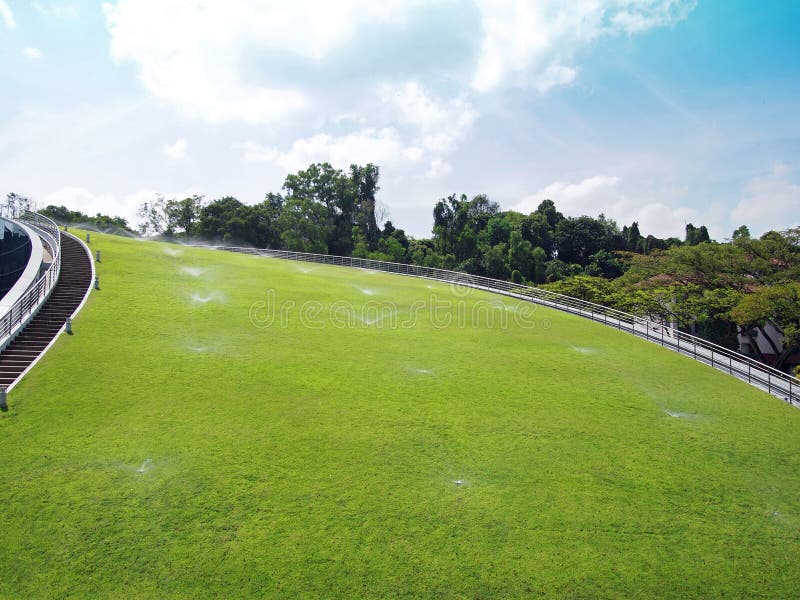 Automatic Garden Watering System Stock Image Image of singapore
