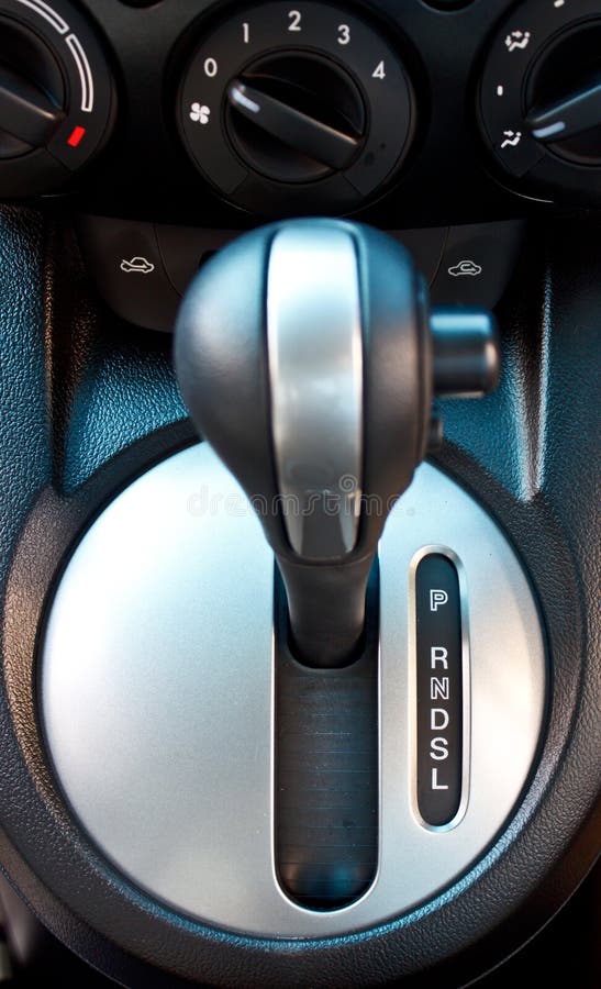 Automatic gear shift handle stock photo Automatic gear shift handle stock photo