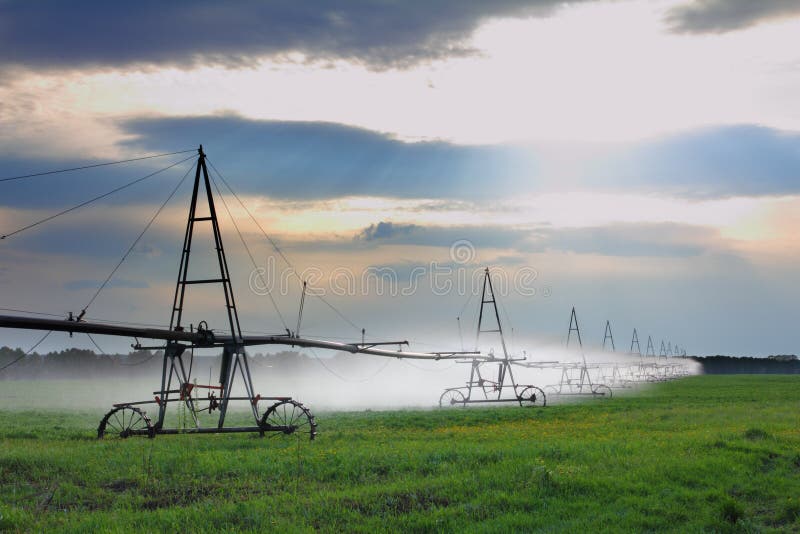 Automatic irrigation of agriculture field