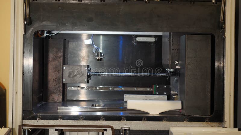 Automatic three dimensional 3d printer performs product creation. Modern 3D printing or additive manufacturing and stock image Automatic three dimensional 3d printer performs product creation. Modern 3D printing or additive manufacturing and stock image