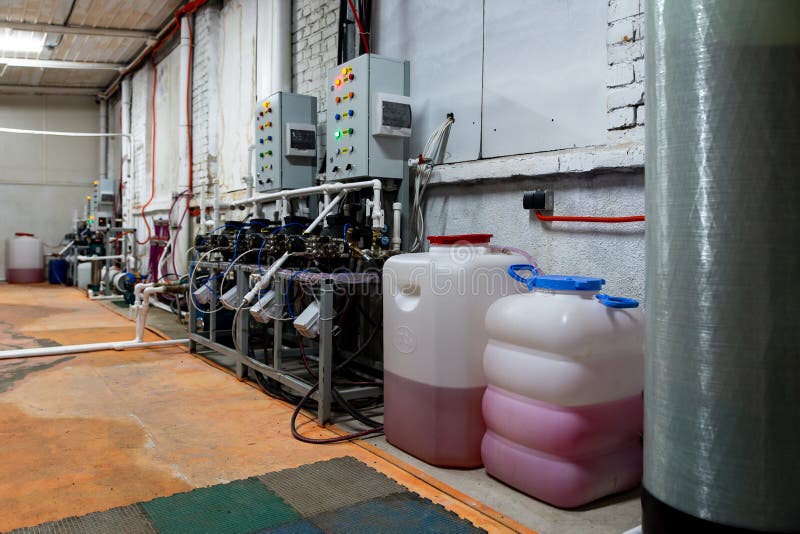 Automatic Water Filtration System. Car Wash Concept Stock Image Image