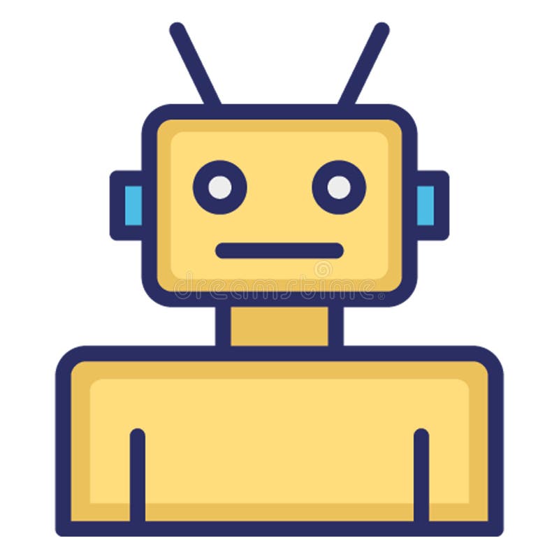 Automation, robot isolated Vector Icon which can easily modify or edit royalty free illustration Automation, robot isolated Vector Icon which can easily modify or edit royalty free illustration