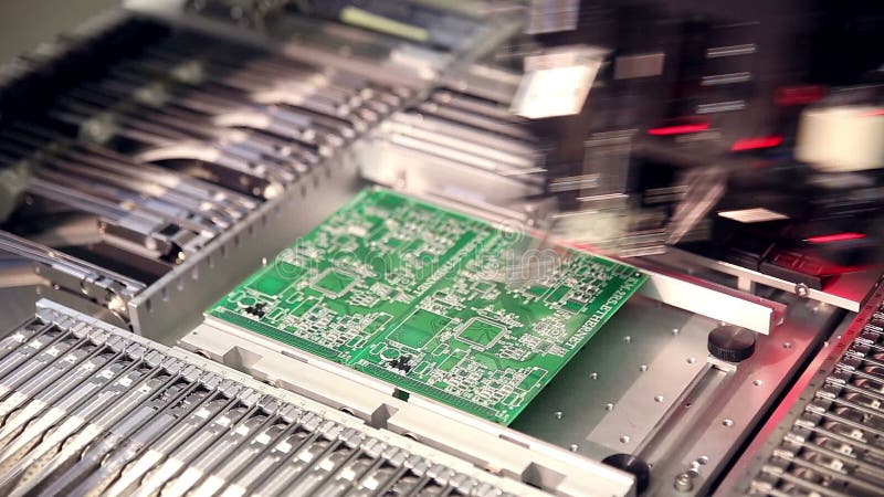 Automatiserad elektronik särar tillverkningslinjen