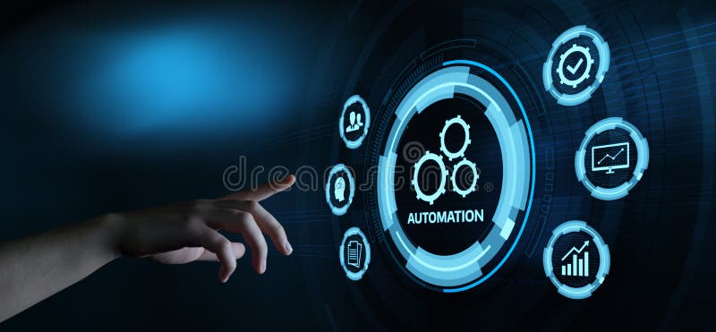 Automatisierungs-Software-Technologie-Prozess-System-Gesch?ftskonzept