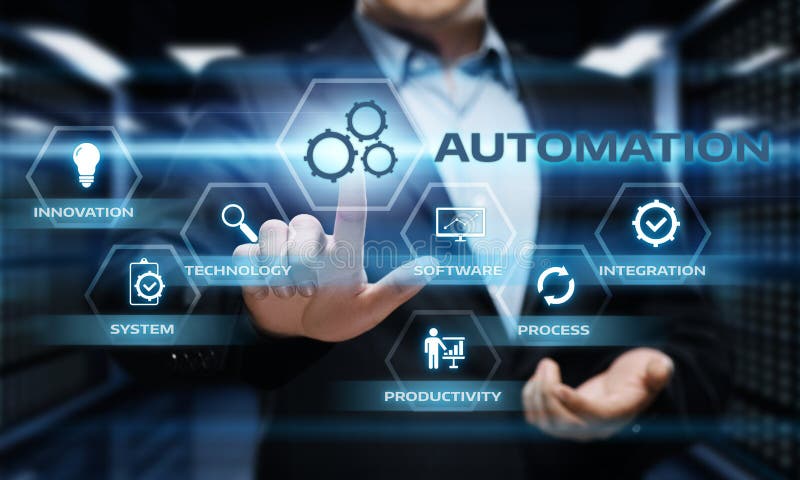 Automatisierungs-Software-Technologie-Prozess-System-Geschäftskonzept
