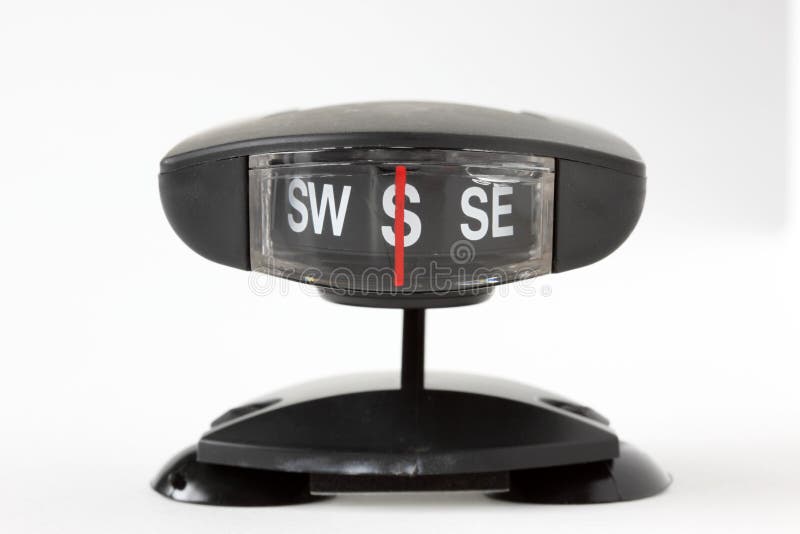 Automobile Compass stock photo. Image of portable, west 9197750