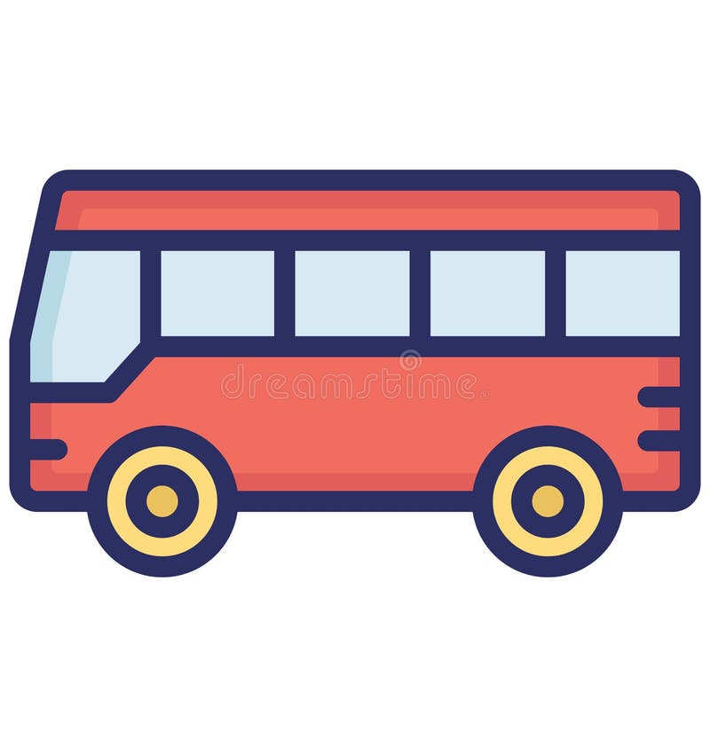 Automobile Isolated Vector icon that can easily modify or edit stock illustration