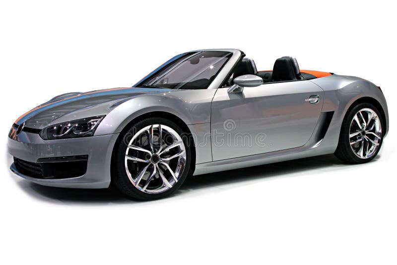 Automobile sportiva isolata immagine stock Automobile sportiva isolata immagine stock