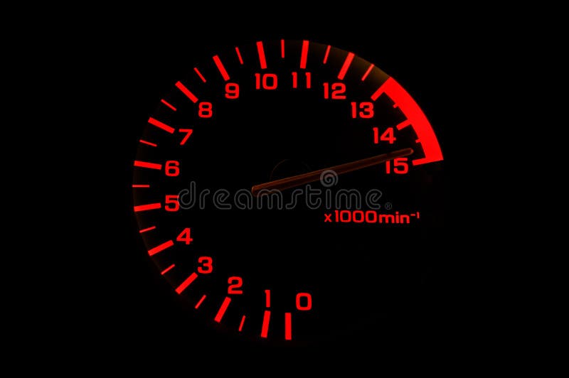 Automobile tachometer even faster royalty free stock photography Automobile tachometer even faster royalty free stock photography