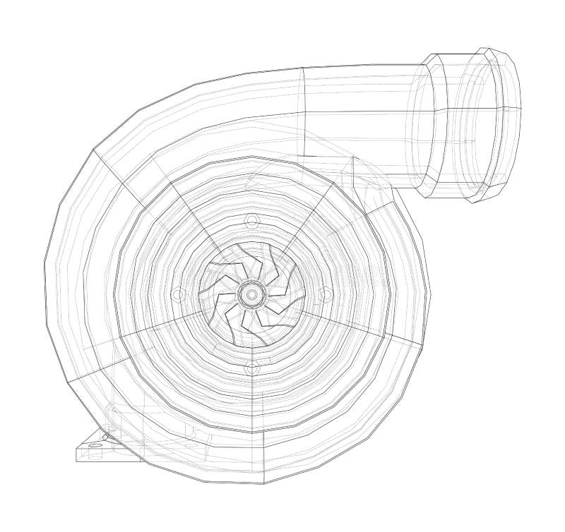 Turbocharger schematic diagram. | Download Scientific Diagram