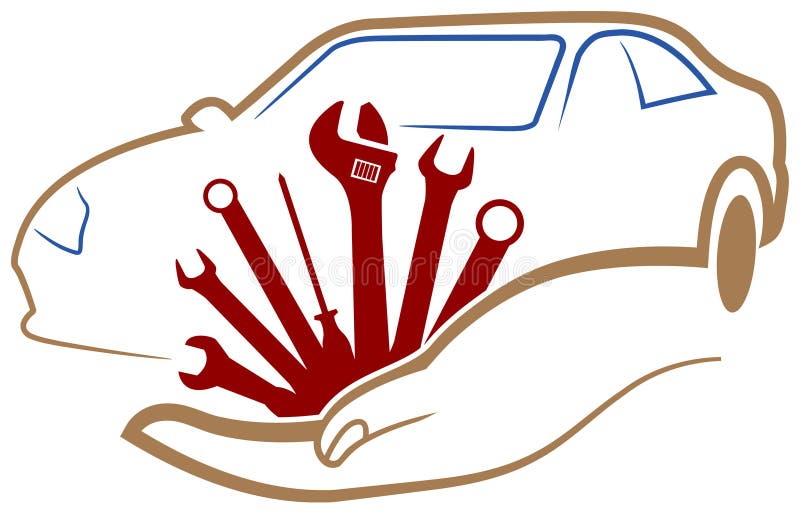 Automobile workshop logo stock vector. Illustration of care - 53469017