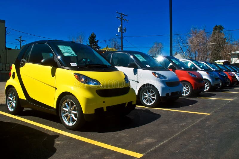 Automobili Economiche Di Risparmio Del Gas Fotografia Stock Immagine