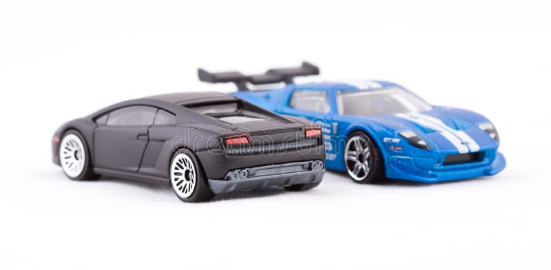Automobiline sportive giocattolo immagini stock