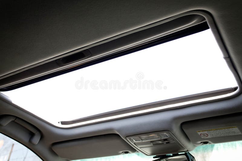 Automobilschiebedach lizenzfreie stockfotos Automobilschiebedach lizenzfreie stockfotos