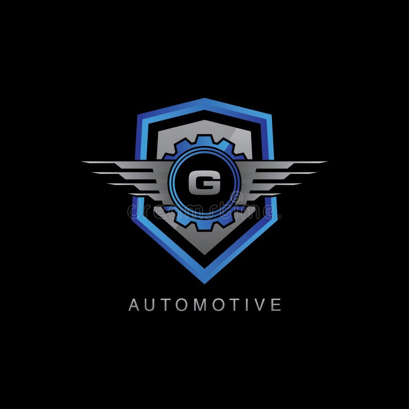 Letter G Gear Automotive Logo Stock Illustrations 63 Letter G Gear