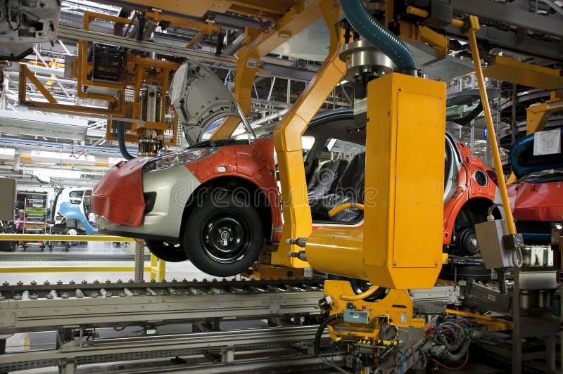 Automotive industry manufacture royalty free stock images