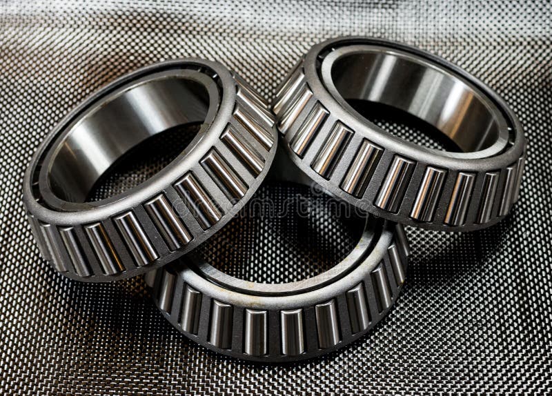 3 automotive tapered roller bearings on carbon fiber.