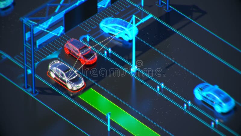 Autonome systemu transportu pojęcie, mądrze miasto, internet rzeczy, pojazd pojazd, pojazd infrastruktura ilustracji Autonome systemu transportu pojęcie, mądrze miasto, internet rzeczy, pojazd pojazd, pojazd infrastruktura ilustracji
