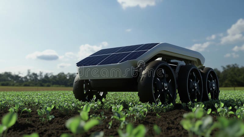 Autonomous Agricultural Robot Powered by Solar Panels is Driving ... Circuit Diagram
