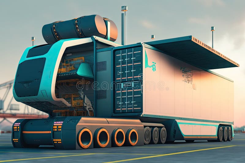 Autonomous Cargo Transport System with Automated Loading and Unloading