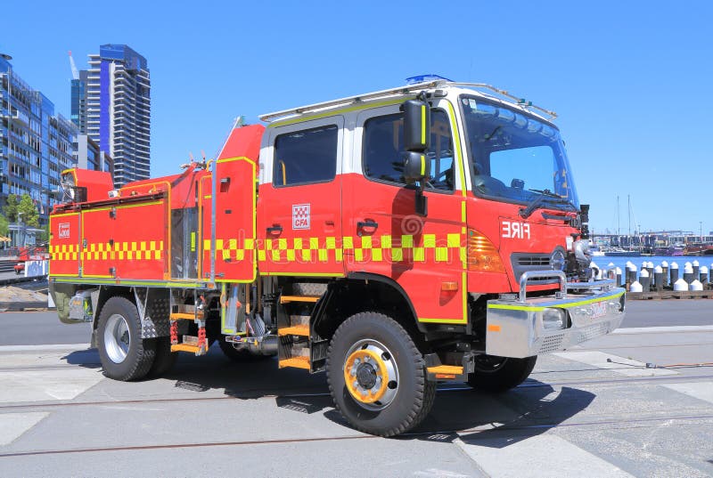 Automezzo dei vigili del fuoco Australia immagine stock